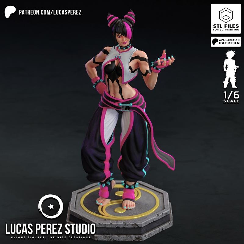 Lucas Perez – Juri – Street Fighter – 3D Print Model STL