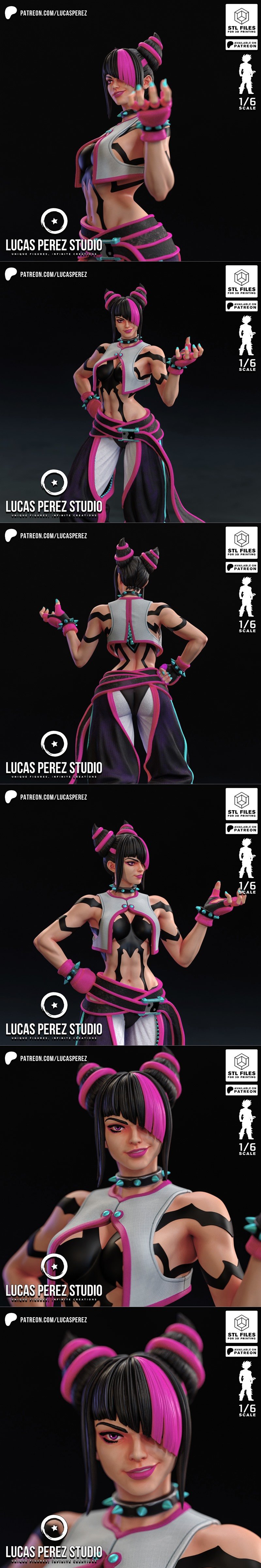 Lucas Perez – Juri – Street Fighter – 3D Print Model STL
