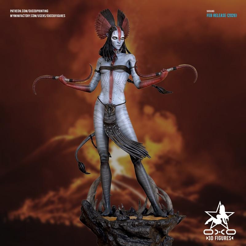 OXO3D Figures – Varang – 3D Print Model STL