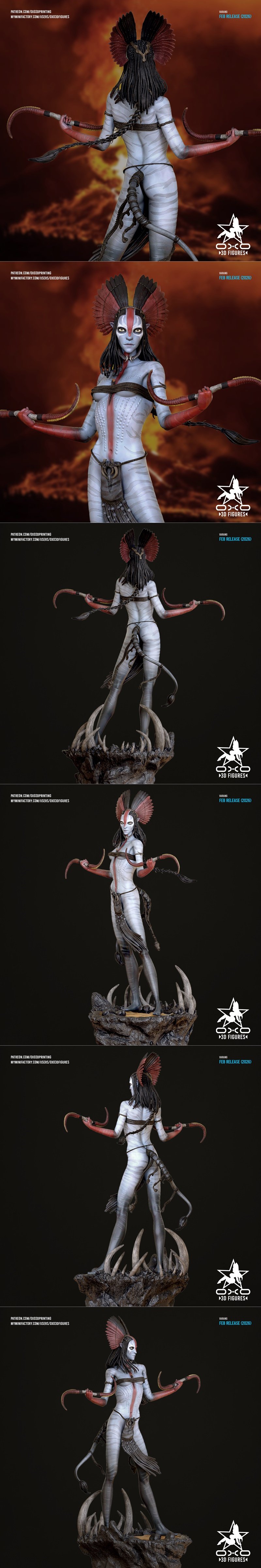 OXO3D Varang 3D打印模型|OXO3D Figures – Varang – 3D Print Model STL