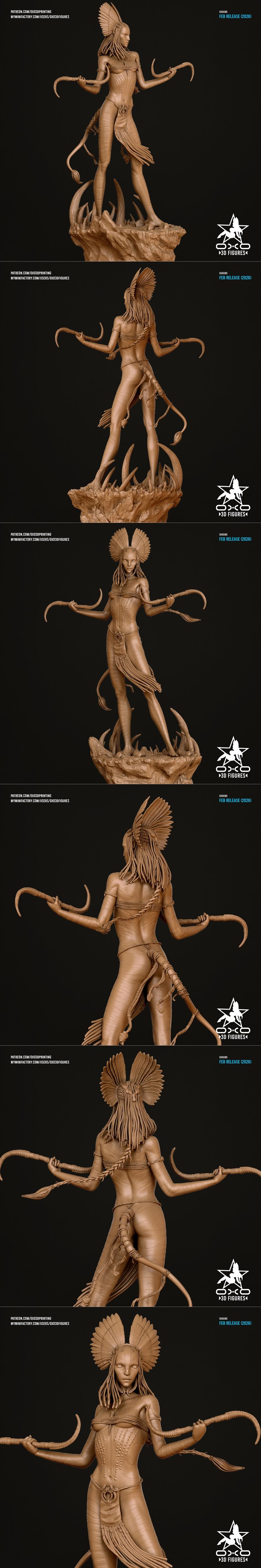 OXO3D Varang 3D打印模型|OXO3D Figures – Varang – 3D Print Model STL