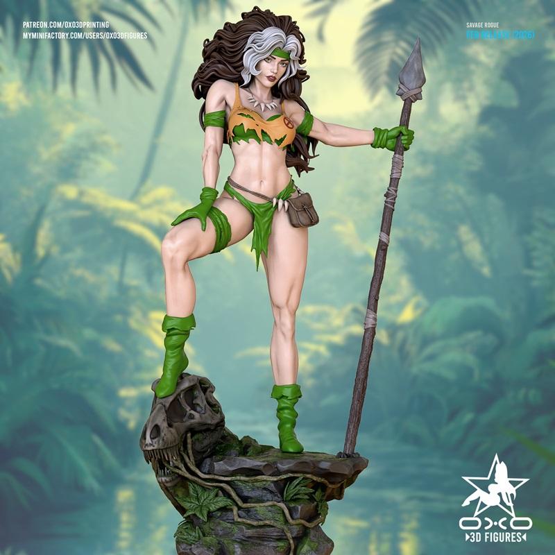OXO3D Figures – Savage Rogue – 3D Print Model STL