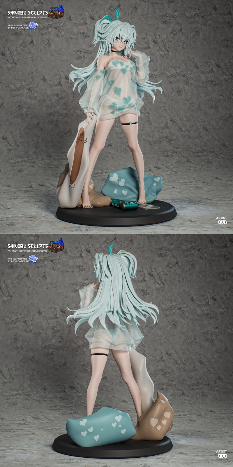 浅野塑造 - 弗洛伦斯 - 女孩前线2 - 3D打印模型|Shinobu Sculpts – Florence – Girl Frontline 2 – 3D Print Model STL