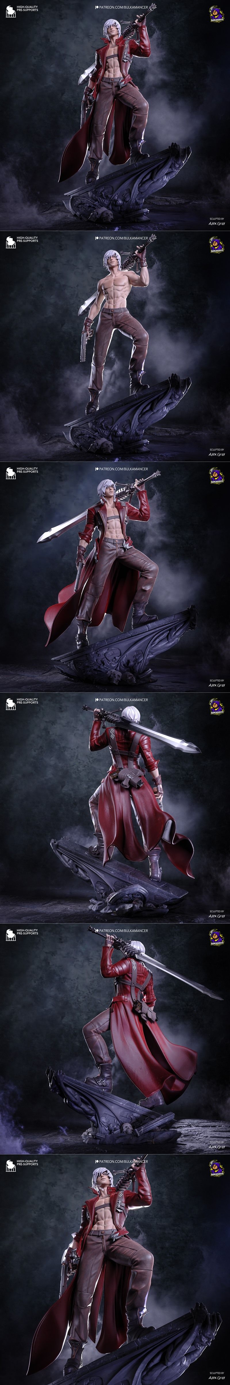Bulkamancer Sculpts – Dante (Devil May Cry 3) – 3D Print Model STL