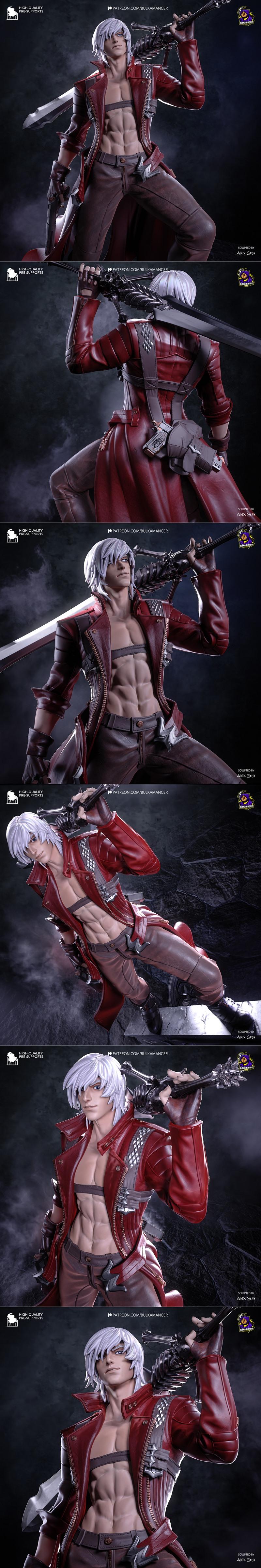 Bulkamancer Sculpts – Dante (Devil May Cry 3) – 3D Print Model STL
