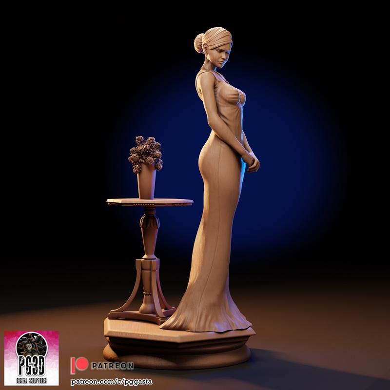 PG3D – 007之维斯佩·林德 3D打印模型|PG3D – James Bond’s Vesper Lynd – 3D Print Model STL