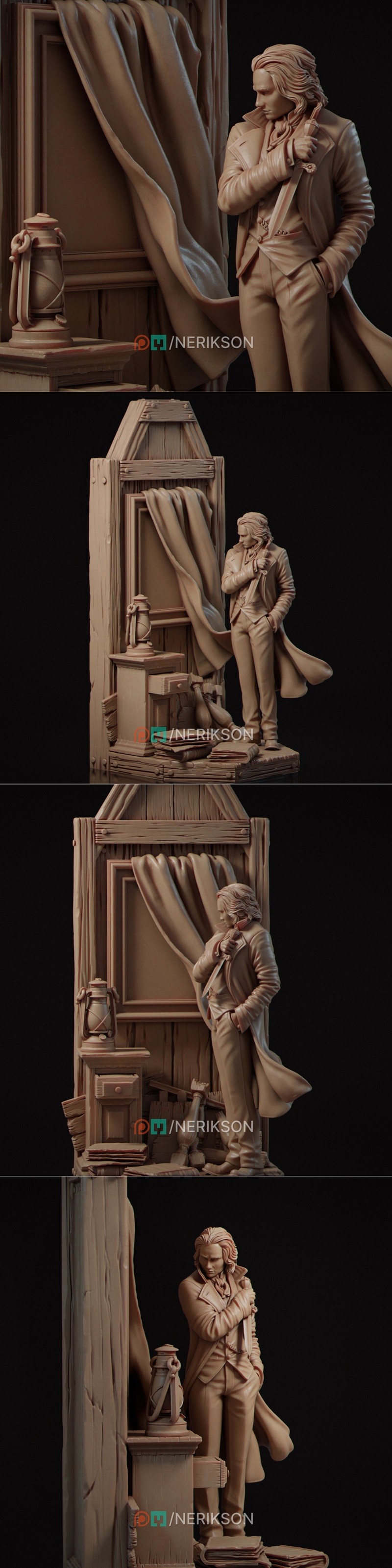 Nerikson – Dorian Gray – The Tragedy of the Self – 3D Print Model STL