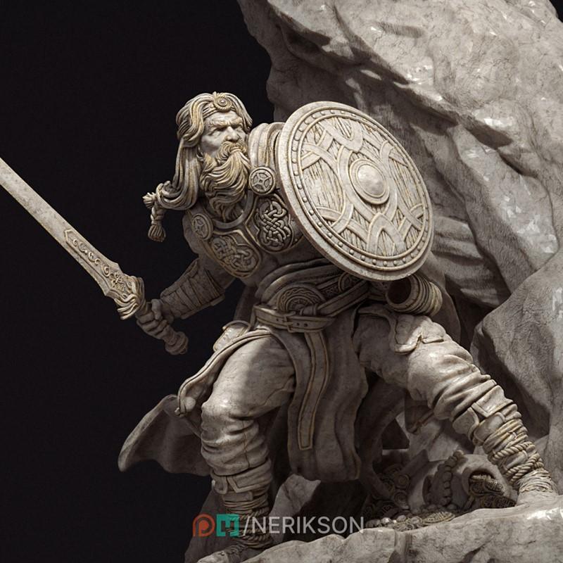 Nerikson – Beowulf – The Tragedy of Courage – 3D Print Model STL