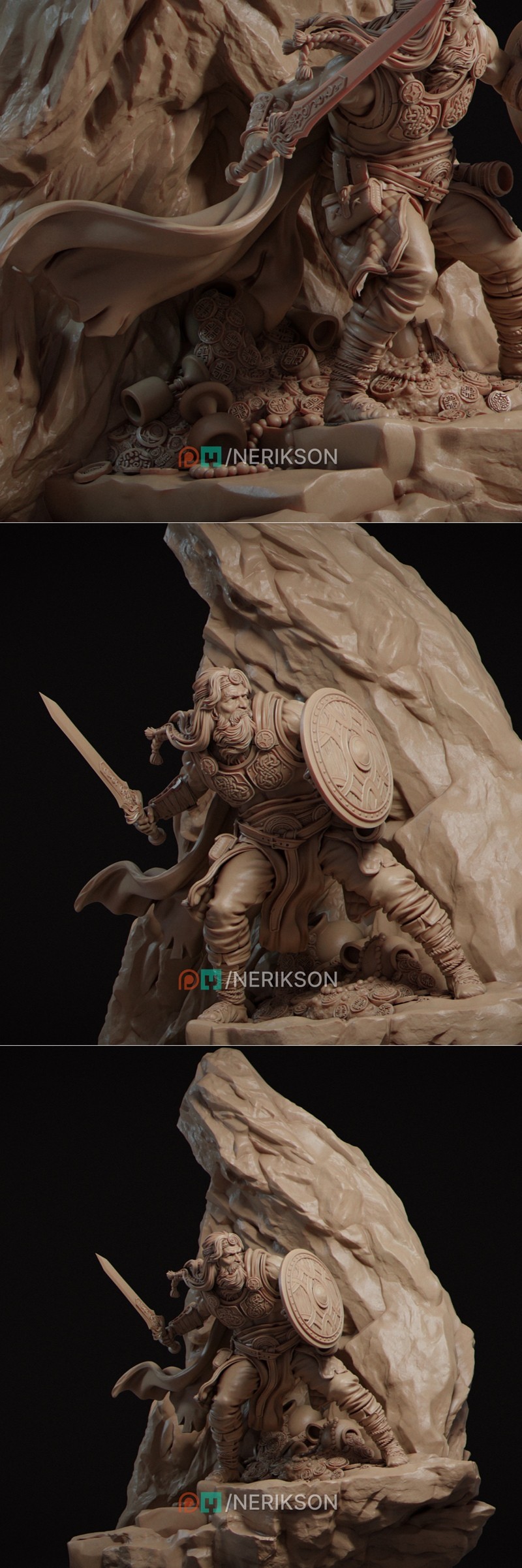 Nerikson – Beowulf – The Tragedy of Courage – 3D Print Model STL