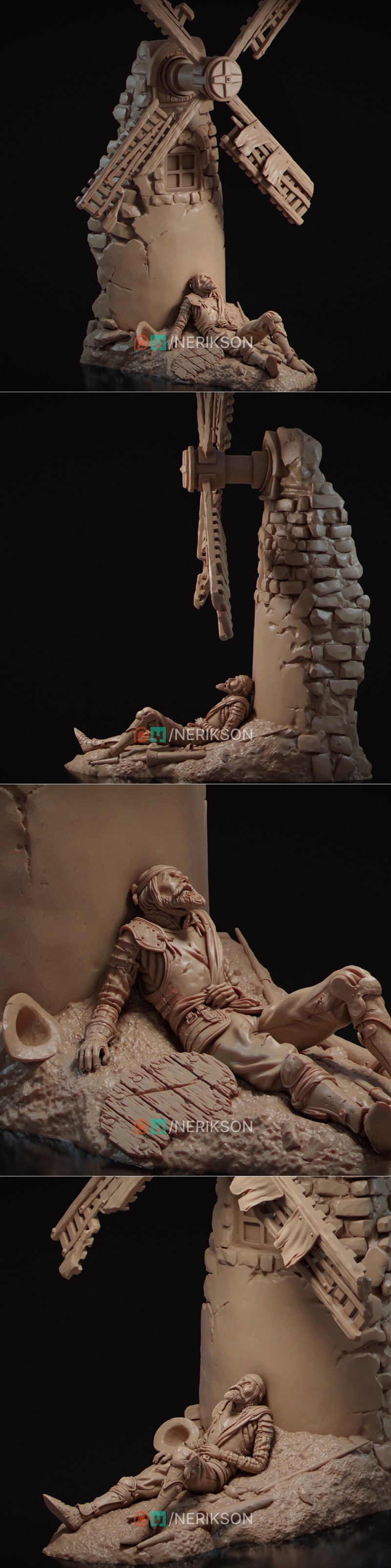 Nerikson – Don Quixote – The Tragedy of Dreams – 3D Print Model STL