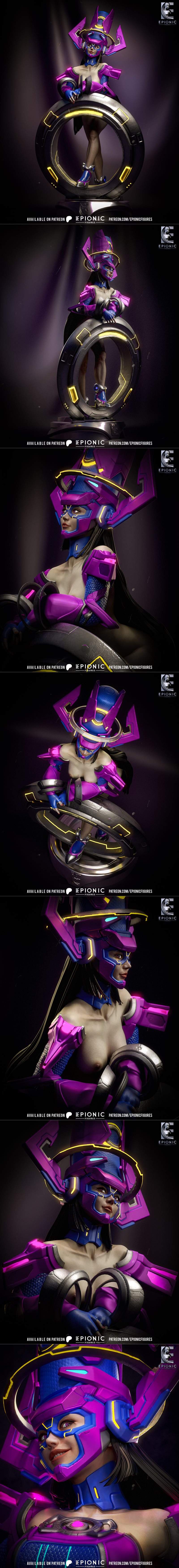 银河图谱：Galacta角色3D打印模型|Epionic Figures – Galacta – 3D Print Model STL