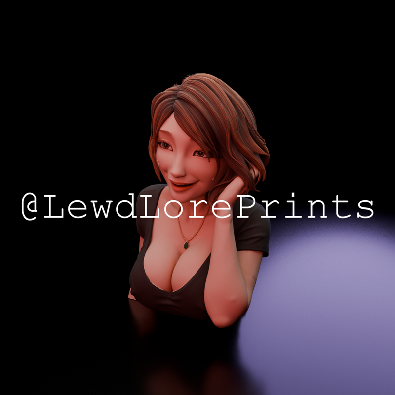 大英雄6 3D打印模型 安娜·卡丝|Aunt Cass Bust Model – Big Hero 6 – 3D Print Model