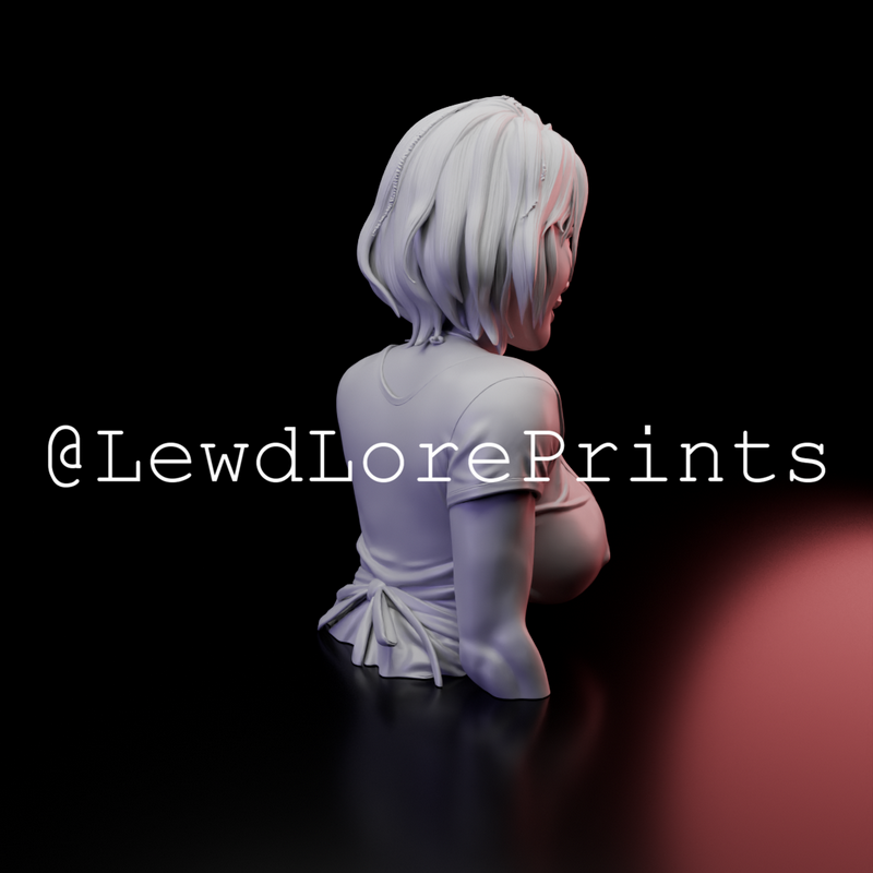 大英雄6 3D打印模型 安娜·卡丝|Aunt Cass Bust Model – Big Hero 6 – 3D Print Model