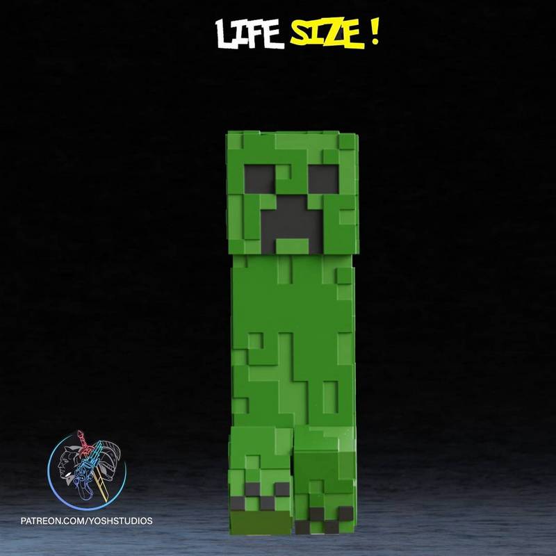 Yosh Studios - 绿巨人 - 3D打印模型|Yosh Studios – Life-Size Green Monster – 3D Print Model