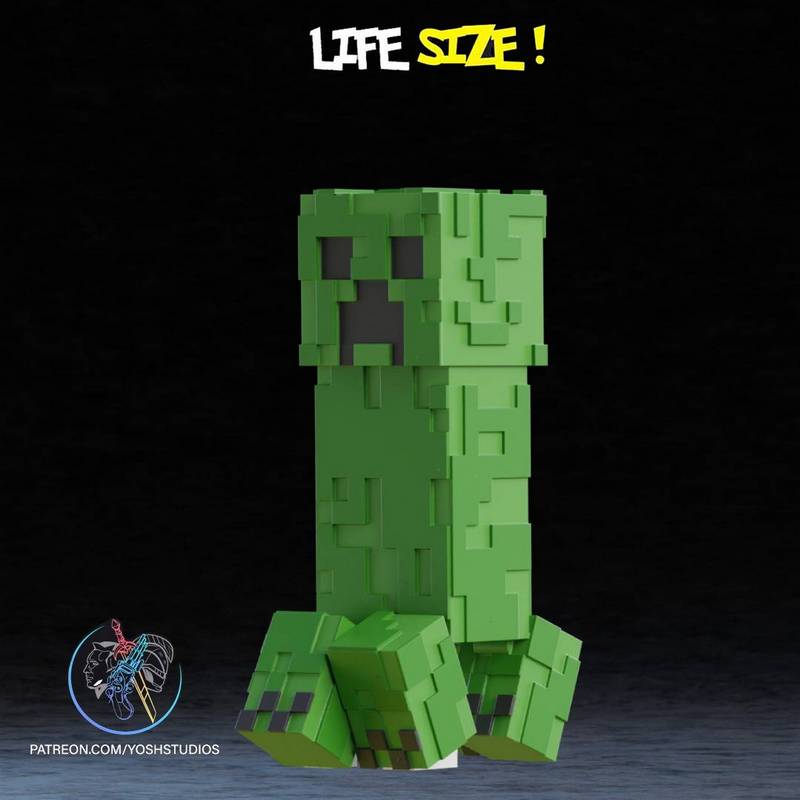 Yosh Studios - 绿巨人 - 3D打印模型|Yosh Studios – Life-Size Green Monster – 3D Print Model