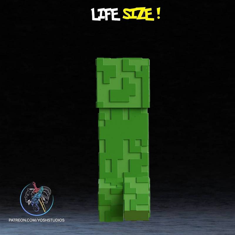 Yosh Studios - 绿巨人 - 3D打印模型|Yosh Studios – Life-Size Green Monster – 3D Print Model
