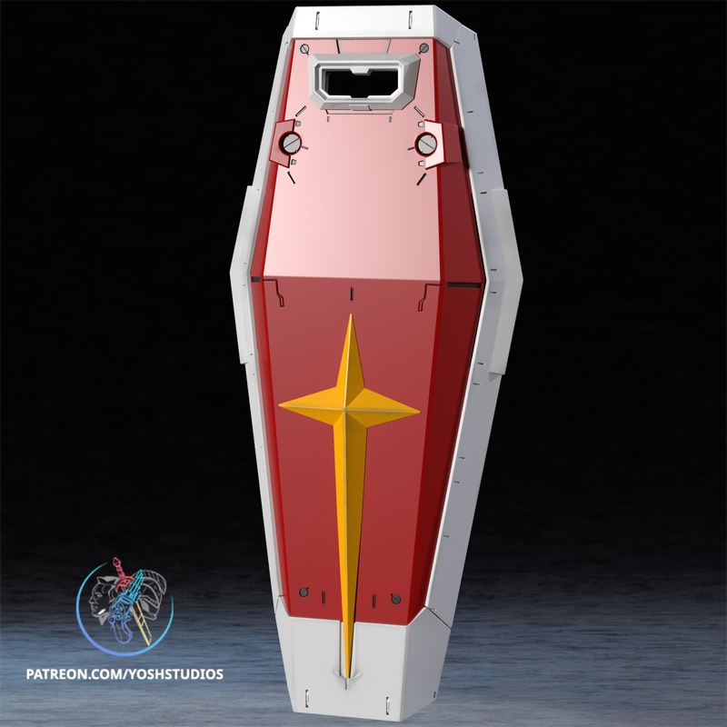 Yosh Studios – RX机甲盾牌 – 3D打印模型|Yosh Studios – RX Mech Shield – 3D Print Model