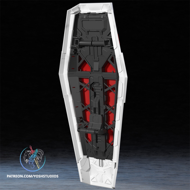 Yosh Studios – RX机甲盾牌 – 3D打印模型|Yosh Studios – RX Mech Shield – 3D Print Model