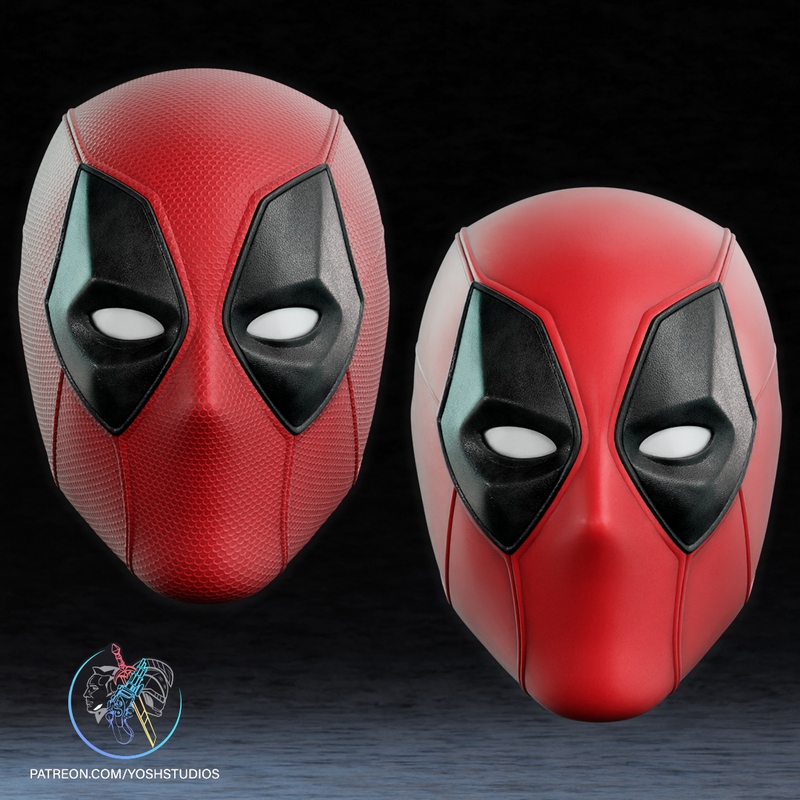 Yosh Studios-死侍3-3D打印模型|Yosh Studios – Deadpool 3 Mask – 3D Print Model