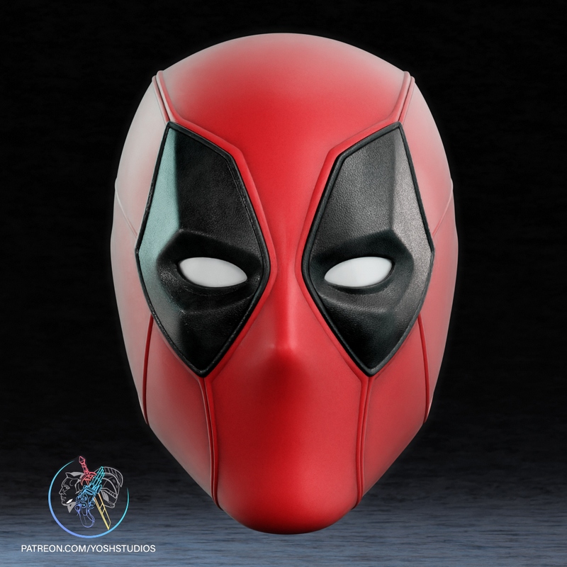 Yosh Studios-死侍3-3D打印模型|Yosh Studios – Deadpool 3 Mask – 3D Print Model