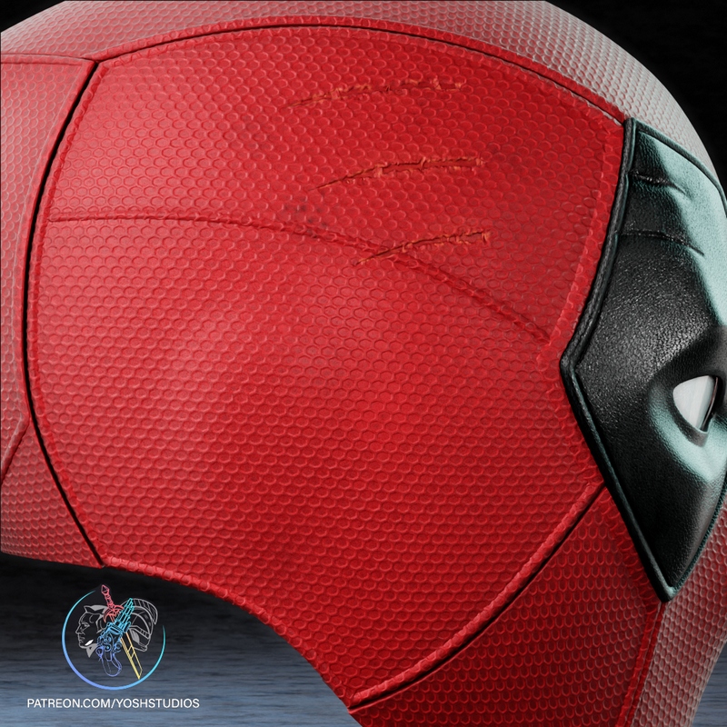 Yosh Studios-死侍3-3D打印模型|Yosh Studios – Deadpool 3 Mask – 3D Print Model