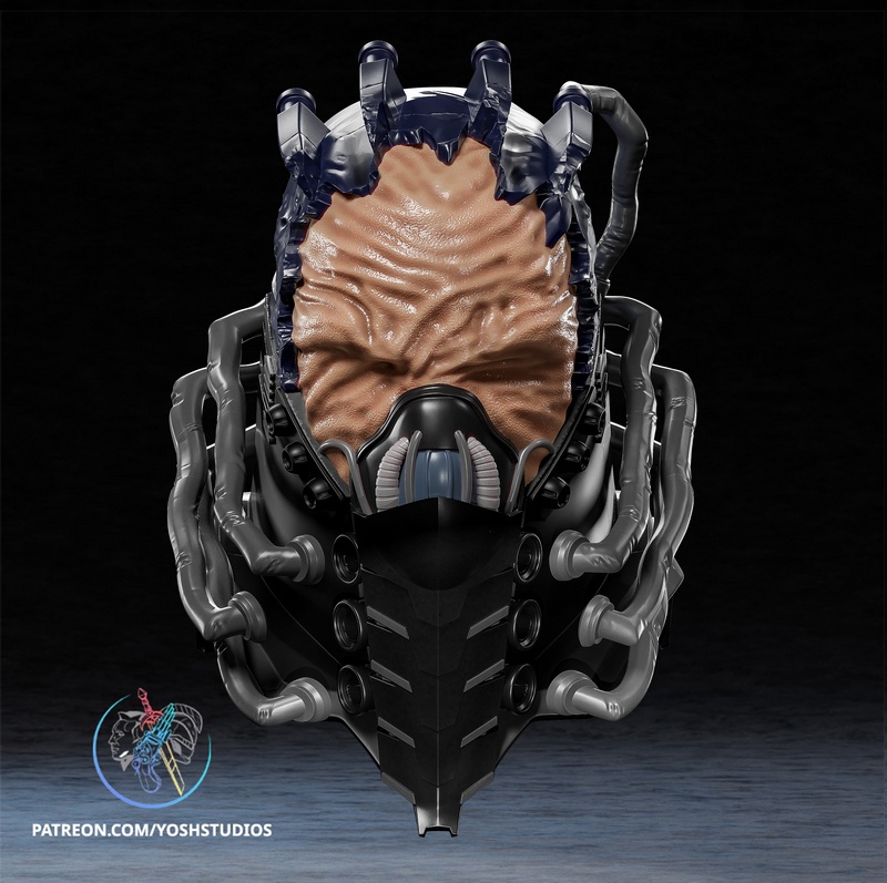 Yosh Studios - 全员为一头盔 3D打印模型|Yosh Studios – All For One Helmet – 3D Print Model