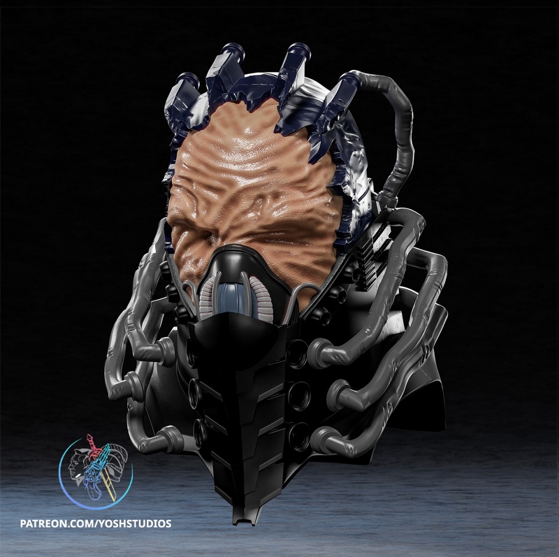 Yosh Studios - 全员为一头盔 3D打印模型|Yosh Studios – All For One Helmet – 3D Print Model