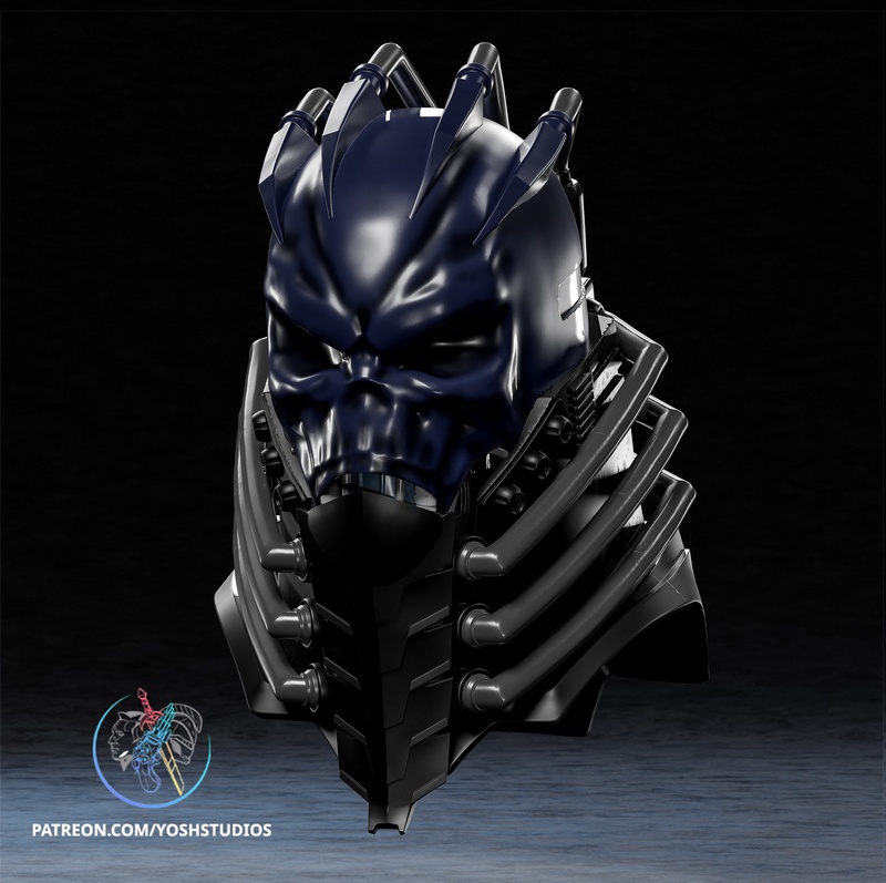 Yosh Studios - 全员为一头盔 3D打印模型|Yosh Studios – All For One Helmet – 3D Print Model