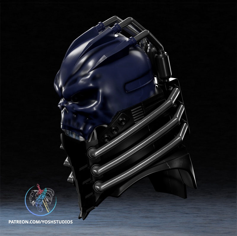 Yosh Studios - 全员为一头盔 3D打印模型|Yosh Studios – All For One Helmet – 3D Print Model