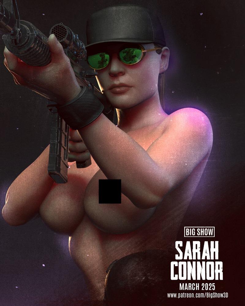 Big Show - Sarah Connor 3D打印模型|Big Show – Sarah Connor NSFW Version – 3D Print Model STL