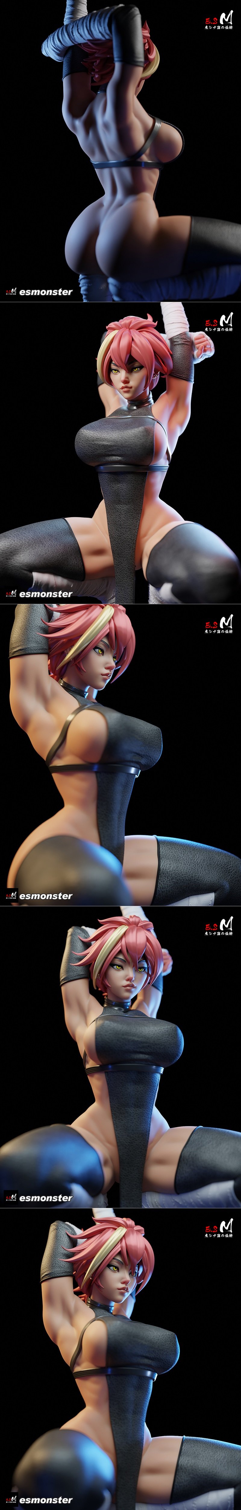 E.S.怪物 - 马尔·巴洛克 - 3D打印模型|E.S Monster – Marle Barrock – 3D Print Model STL