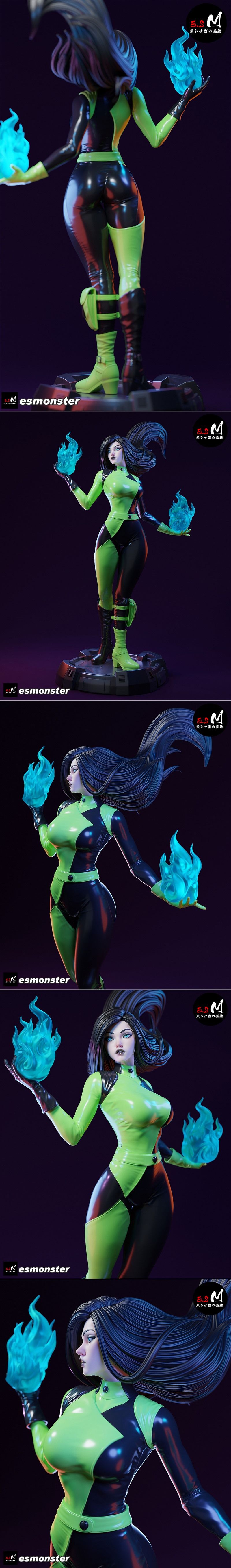 E.S Monster – Shego – 3D Print Model STL