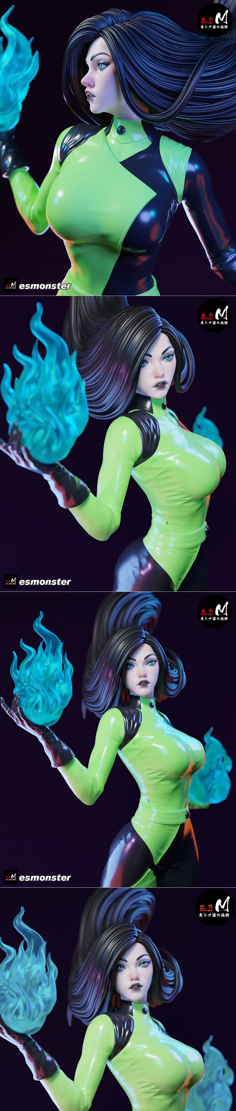 E.S Monster – Shego – 3D Print Model STL