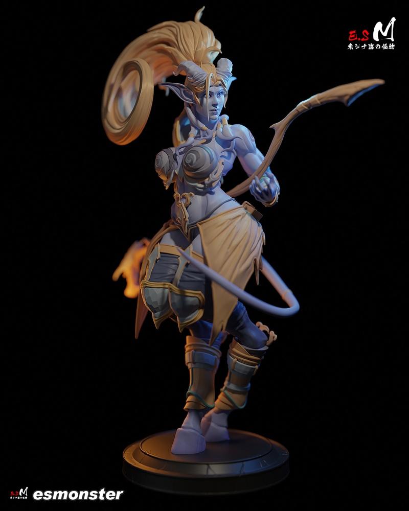 E.S怪物——德莱尼族——3D打印模型|E.S Monster – Draenei – 3D Print Model STL