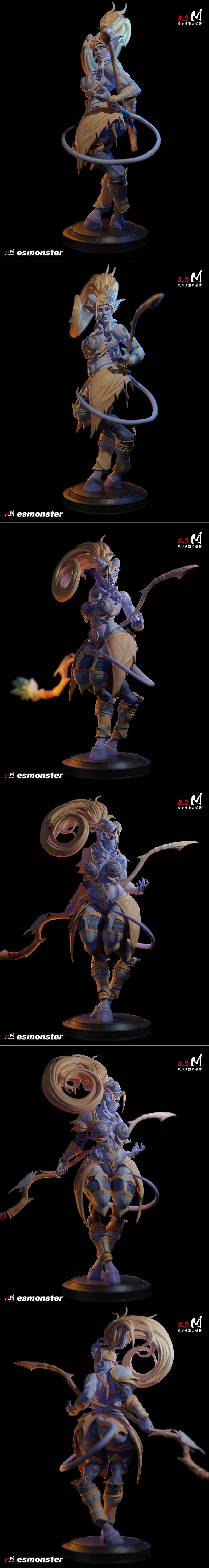 E.S怪物——德莱尼族——3D打印模型|E.S Monster – Draenei – 3D Print Model STL