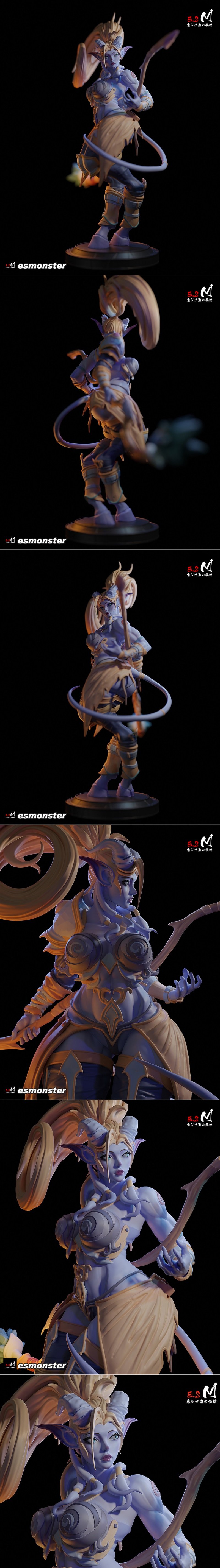 E.S怪物——德莱尼族——3D打印模型|E.S Monster – Draenei – 3D Print Model STL