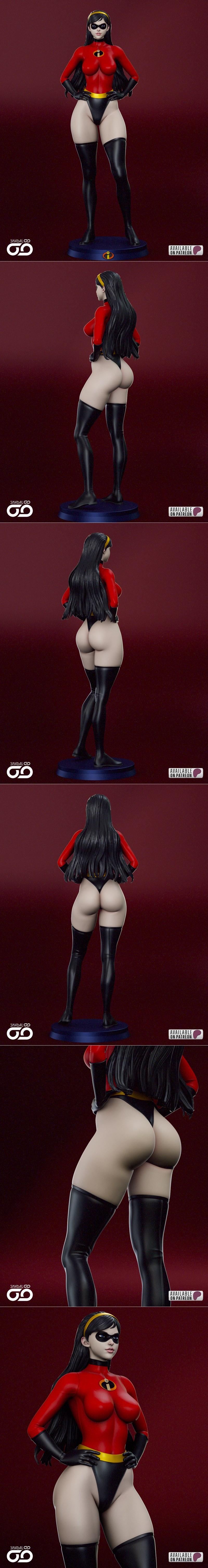 Shadaloo工作室 - 薇尔特·帕尔 - 3D打印模型|Shadaloo Studios – Violet Parr – 3D Print Model STL