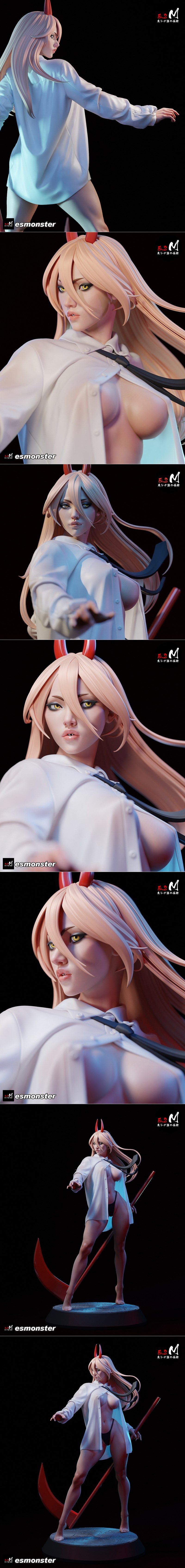 E.S Monster – Chainsaw Man – Power – 3D Print Model STL
