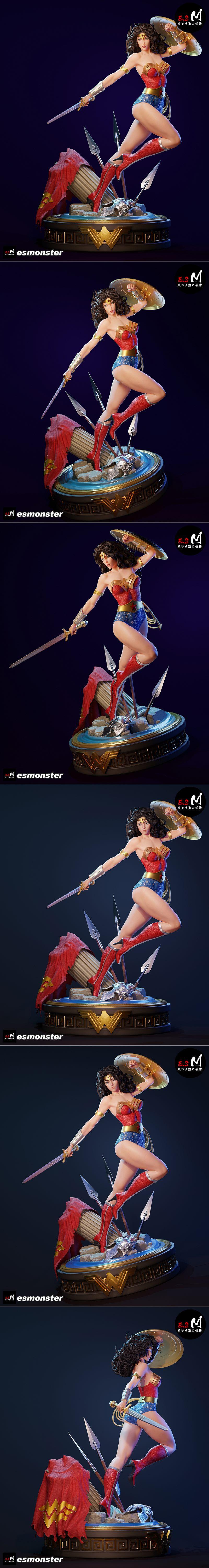 E.S Monster – Wedon woman – 3D Print Model STL
