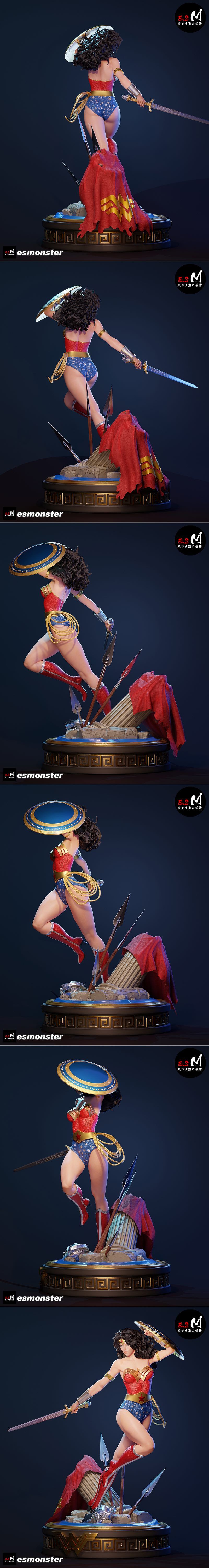 E.S Monster – Wedon woman – 3D Print Model STL