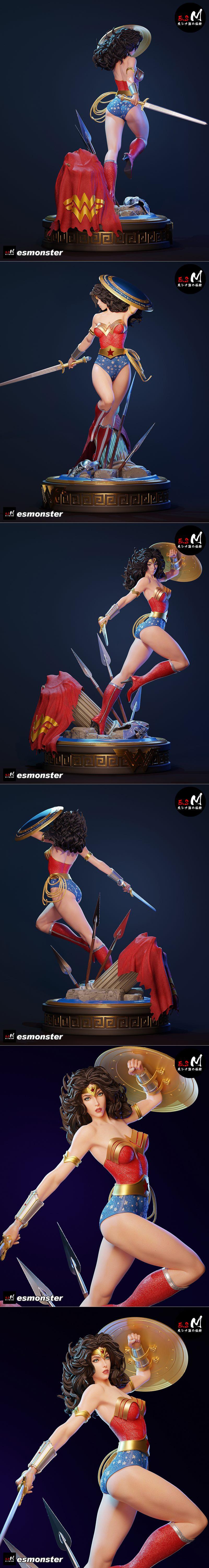 E.S Monster – Wedon woman – 3D Print Model STL