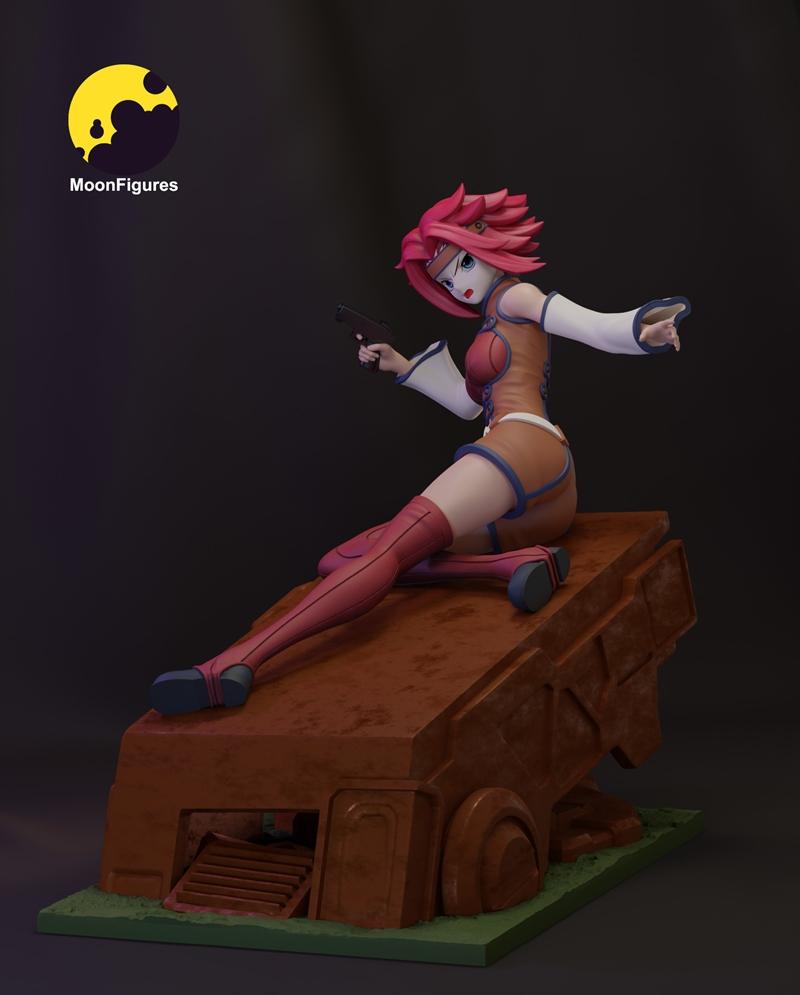 月之图腾—— Kouzuki Kallen —— 3D打印模型|MoonFigures – Kouzuki Kallen – 3D Print Model STL