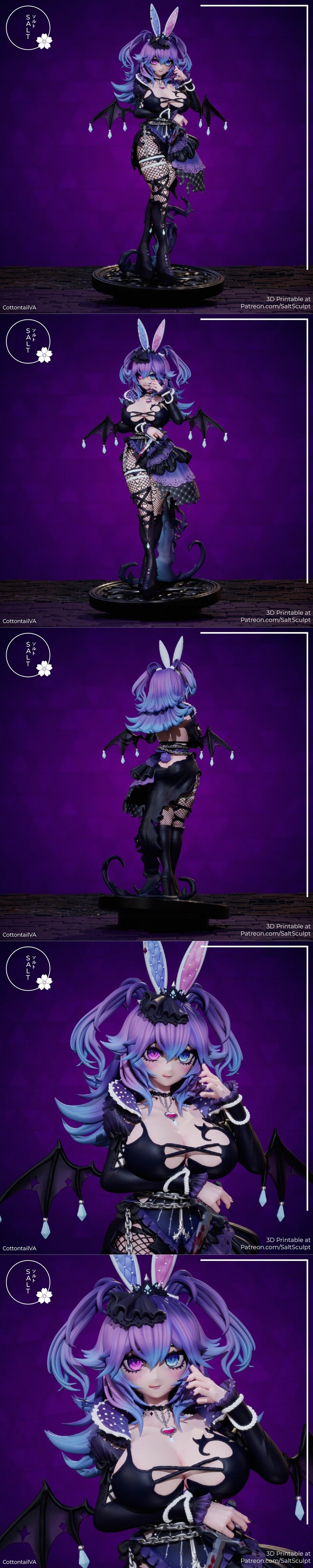SaltSculpt – Cottontail – 3D Print Model STL