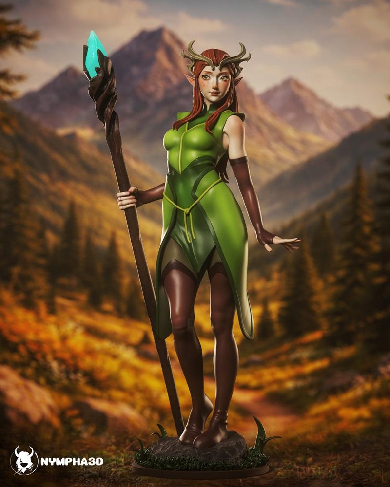 Nympha – Keyleth – 3D Print Model STL
