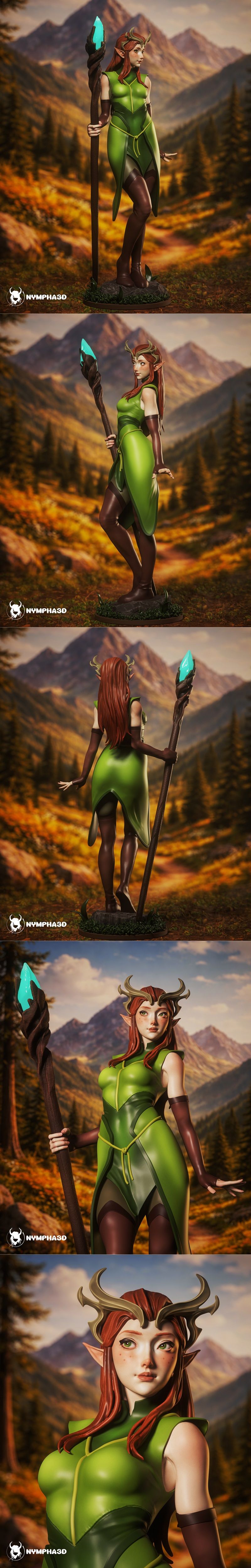 Nympha凯勒特3D打印模型|Nympha – Keyleth – 3D Print Model STL
