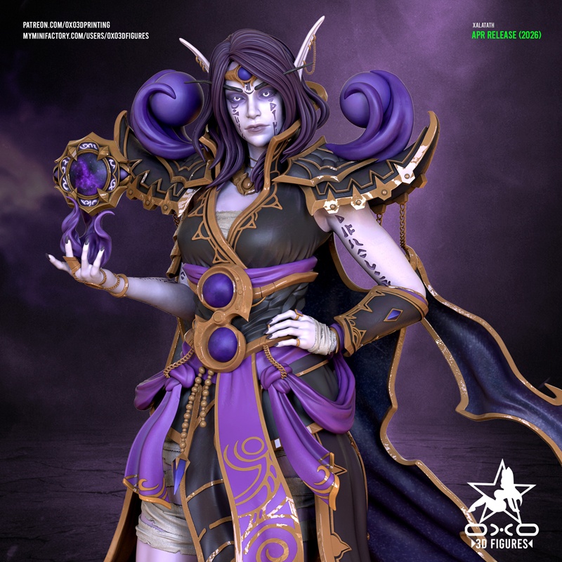 OXO3D – 《魔兽世界》虚空先驱者 3D打印模型|OXO3D – Xalatath Harbinger of the Void – World of Warcraft – 3D Print Model
