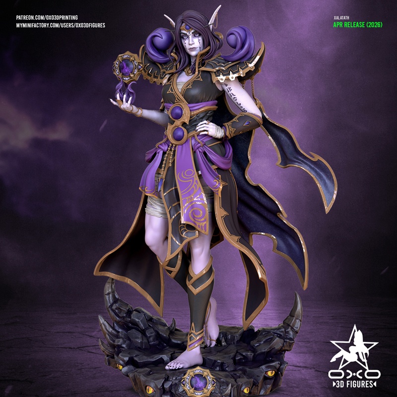 OXO3D – 《魔兽世界》虚空先驱者 3D打印模型|OXO3D – Xalatath Harbinger of the Void – World of Warcraft – 3D Print Model