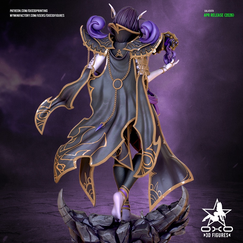 OXO3D – 《魔兽世界》虚空先驱者 3D打印模型|OXO3D – Xalatath Harbinger of the Void – World of Warcraft – 3D Print Model