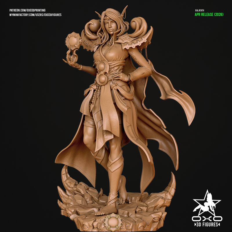OXO3D – 《魔兽世界》虚空先驱者 3D打印模型|OXO3D – Xalatath Harbinger of the Void – World of Warcraft – 3D Print Model