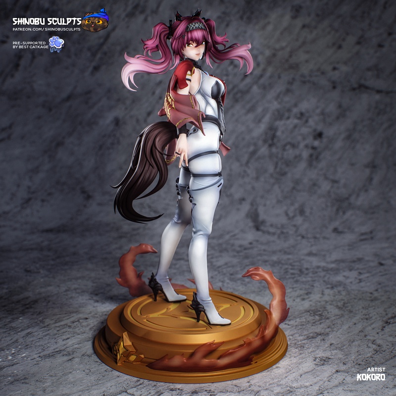 神无雕刻 — Lupa — 高 fantasy 动漫 3D打印模型|Shinobu Sculpts – Lupa – Anime High-Fantasy – 3D Print Model